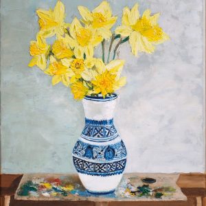Daffodils in a Vase