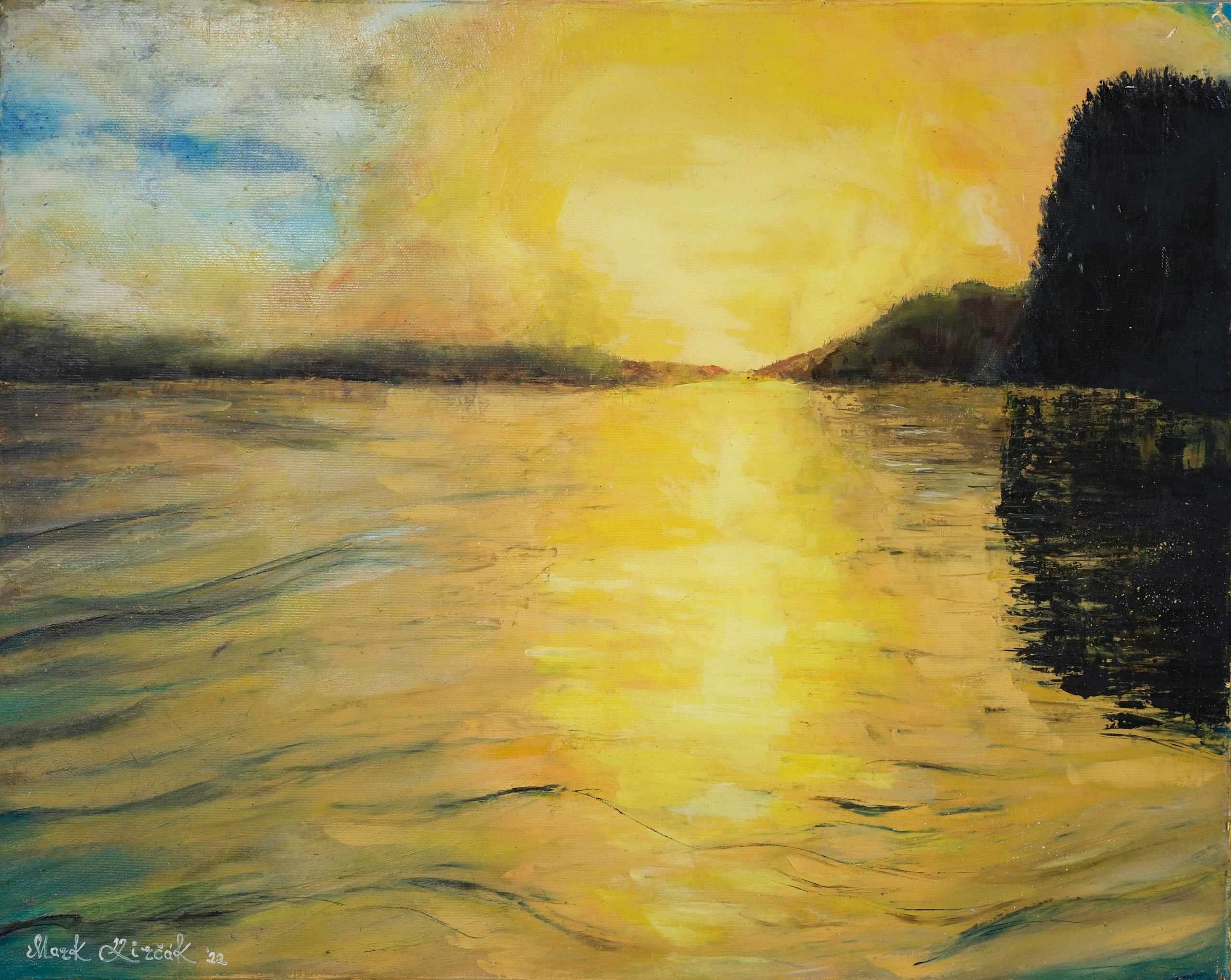 Sunrise Over the Water