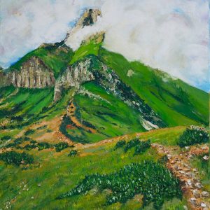 "High Mountains" – Original Oil Painting by Mark Kircak
