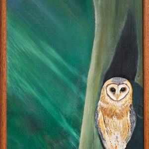 "Owl" – Original Acrylic Painting by Mark Kircak