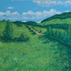 "Green View" – Original Oil Painting by Mark Kircak