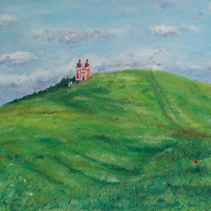 "Famous Church" – Original Oil Painting by Mark Kircak