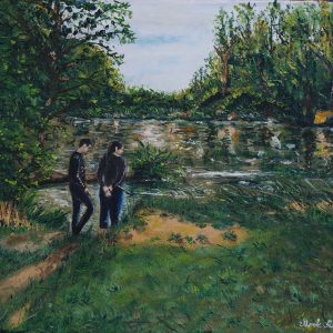 "Close to River" – Original Oil Painting by Mark Kircak