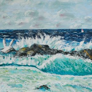 "Waves" – Original Oil Painting by Mark Kircak