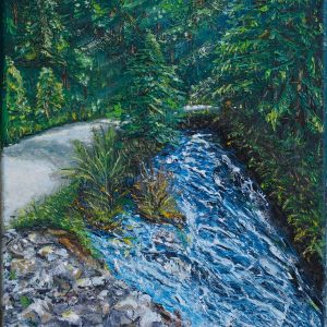 "Forest Stream" – Original Oil Painting by Mark Kircak