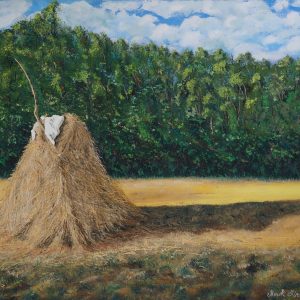 "Haystack" – Original Oil Painting by Mark Kircak