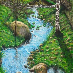 "Stream" – Original Oil Painting by Mark Kircak