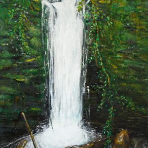 "Waterfall" – Original Acrylic Painting by Mark Kircak