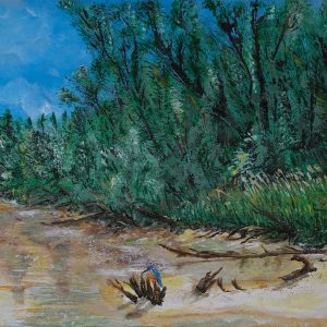 "Kingfisher" – Original Oil Painting by Mark Kircak