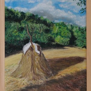"Haystack" – Original Pastel by Mark Kircak