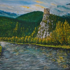 "Old Castle" – Original Oil Painting by Mark Kircak