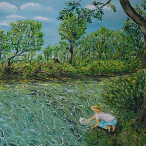 "Close to River" – Original Oil Painting by Mark Kircak