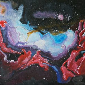 "Cosmic Nebula" – Original Acrylic Painting by Mark Kircak