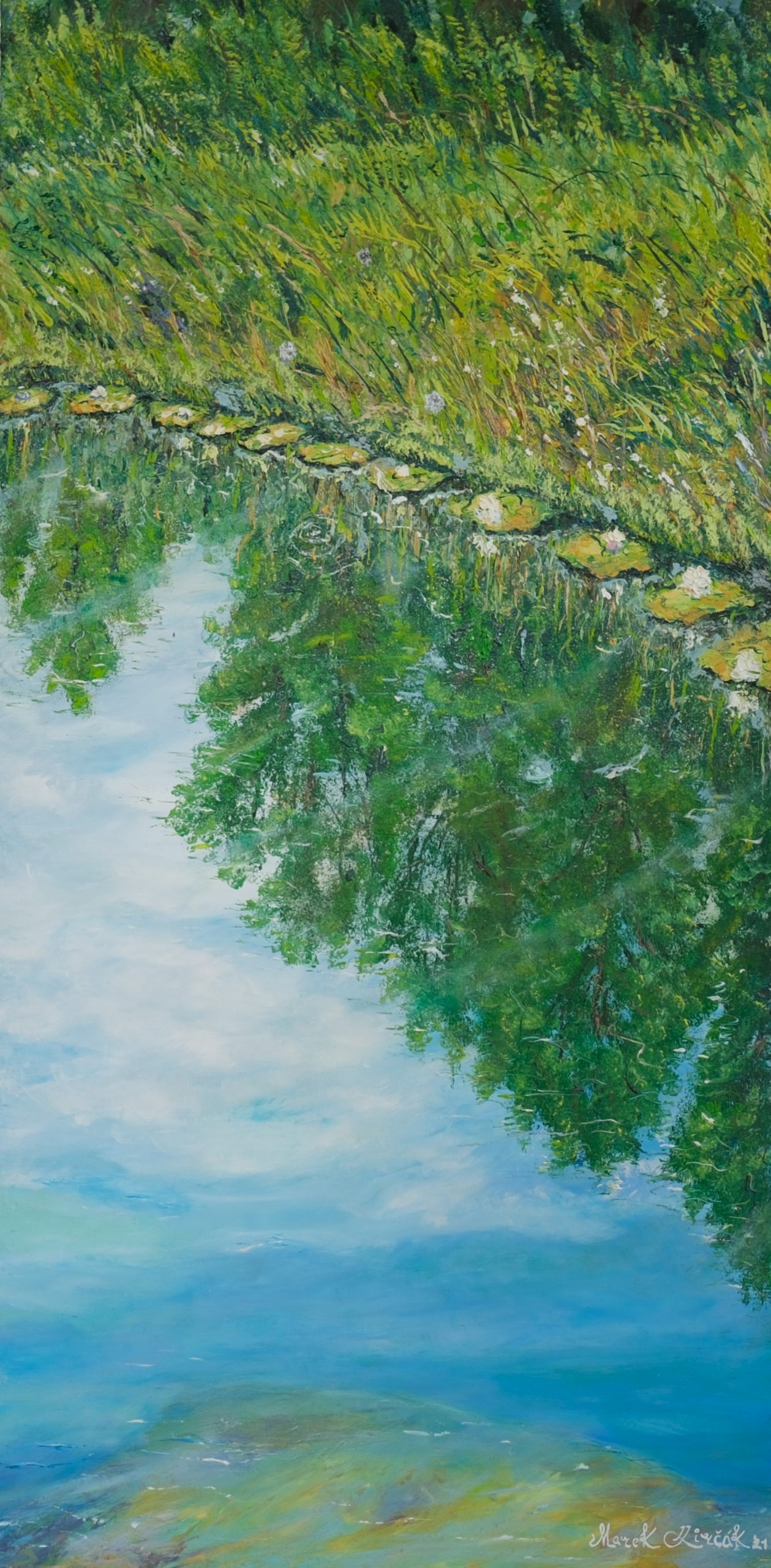 "Reflections" – Original Oil Painting by Mark Kircak