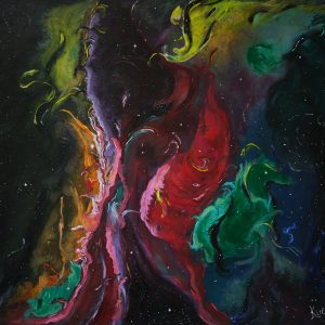 "Cosmic Nebula" – Original Acrylic Painting by Mark Kircak