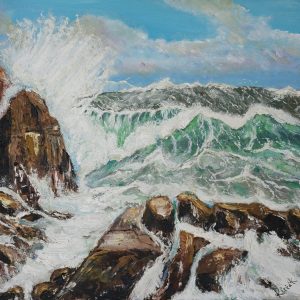 "Waves" – Original Oil Painting by Mark Kircak