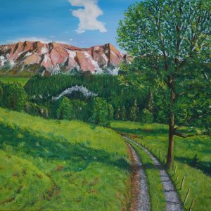 "Mountains" – Original Oil Painting by Mark Kircak