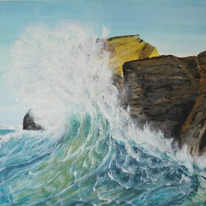 "Wave" – Original Watercolour by Mark Kircak