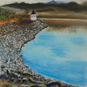 "Dam" – Original Pastel by Mark Kircak