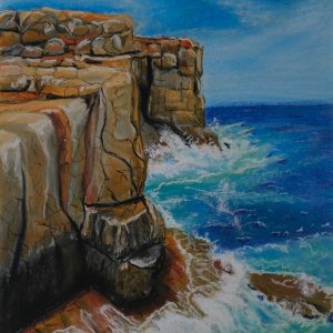 "Cliff" – Original Pastel by Mark Kircak