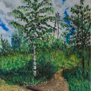 "Birch" – Original Pastel by Mark Kircak