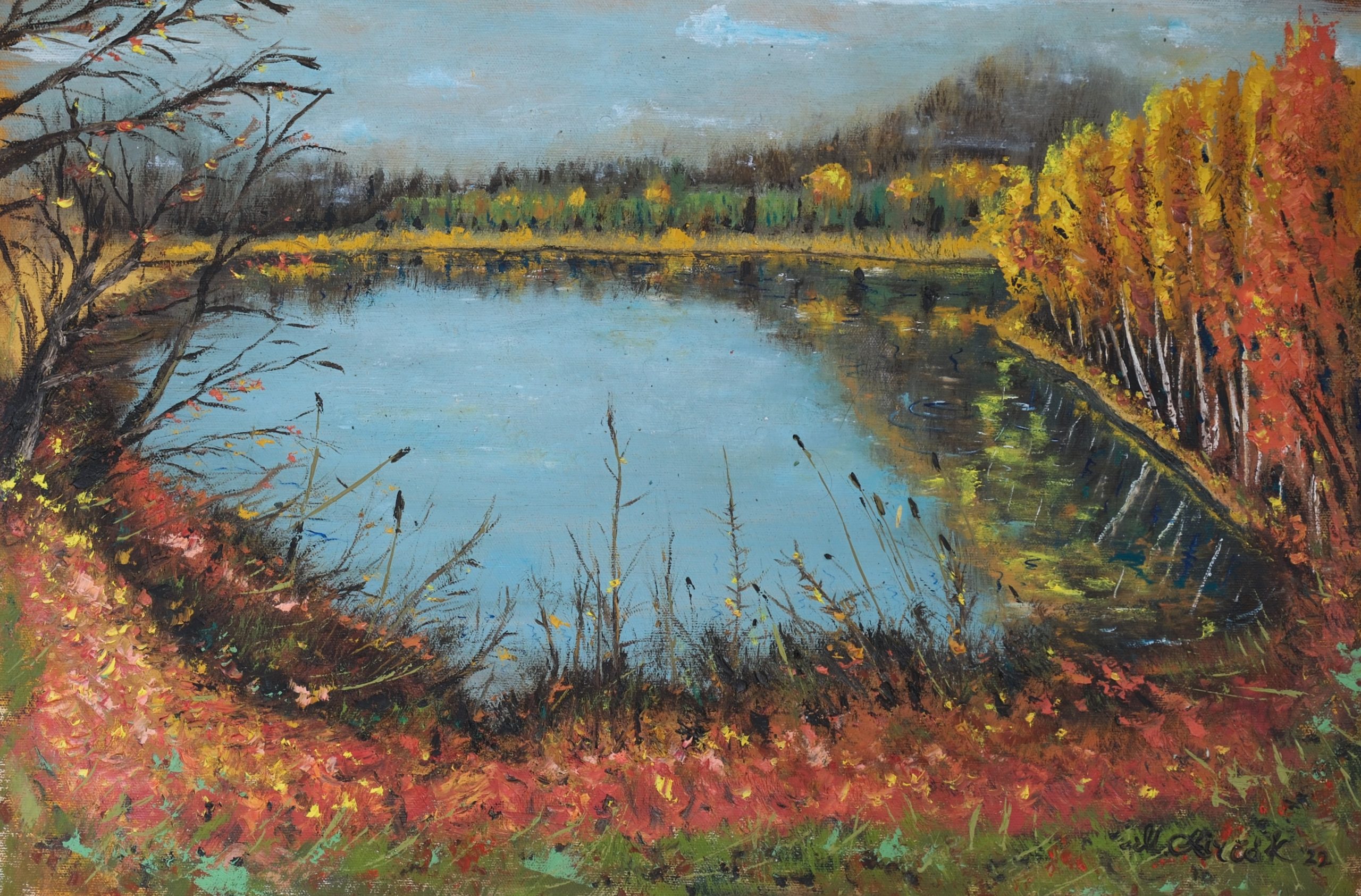 Autumn Lake Reflections